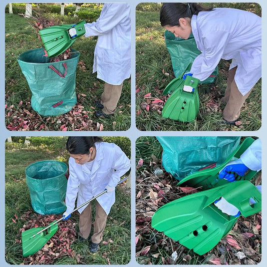 1/2Pcs Leaf Scoops Portable Hand Rake Claw Reusable Debris Garden Rake Grabbers for Picking UP Outdoor Yard Leaves