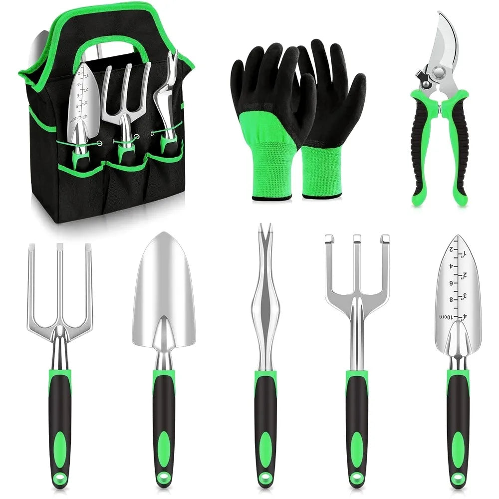 Garden Tool Planting Flowers Weeding Garden Shovel Digging Tool 8 Set of Gardening Tools