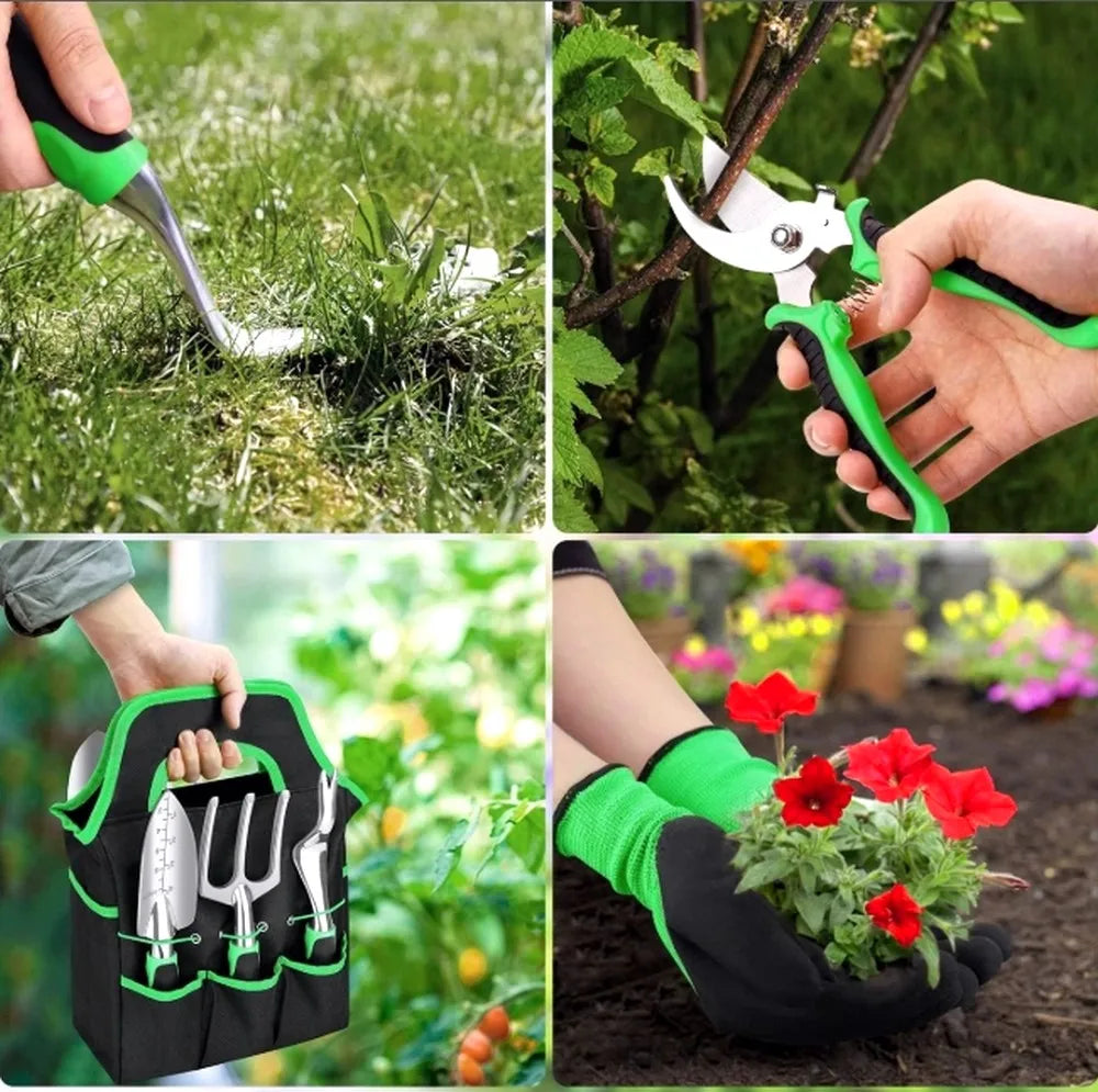 Garden Tool Planting Flowers Weeding Garden Shovel Digging Tool 8 Set of Gardening Tools