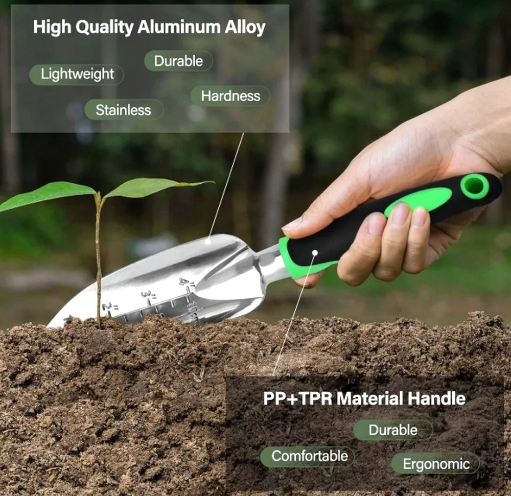 Garden Tool Planting Flowers Weeding Garden Shovel Digging Tool 8 Set of Gardening Tools