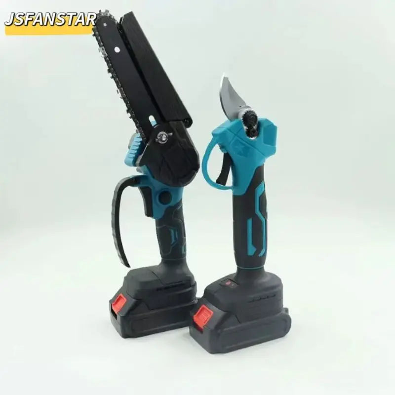 Professional Wood Power Cordless Battery Chain Saw Electric Cordless Scissors Combo