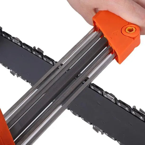 Chainsaw Chain Sharpener 2 in 1 Easy File Sharpening Grinder Tools