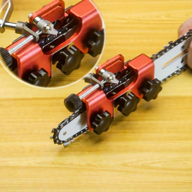 Chainsaw Sharpening Jig Kit Hand Chain Sharpener Chain Clip for All Kinds of Chainsaws