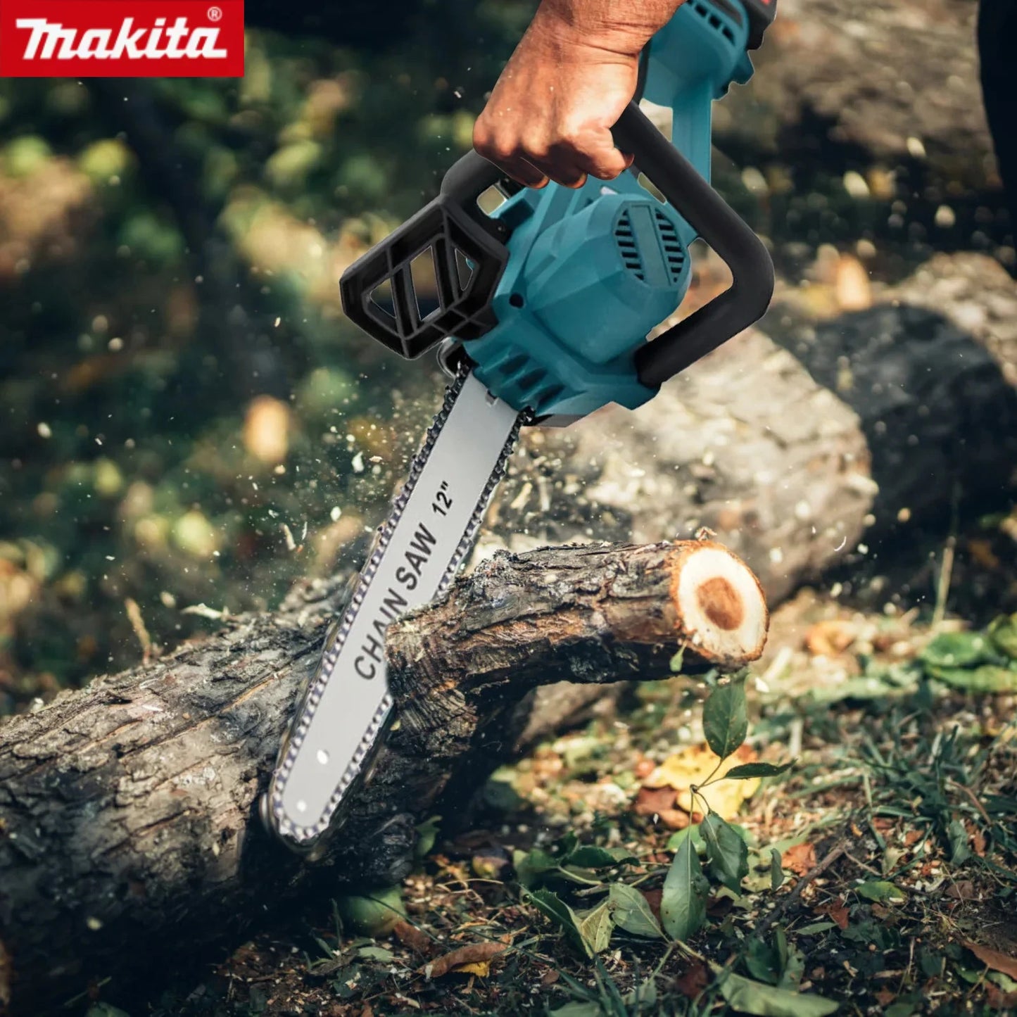 Makita 12 Inch Brushless Electric Chain Saw 2200W Rechargeable Cordless Graden Pruning Tools Portable Chainsaw