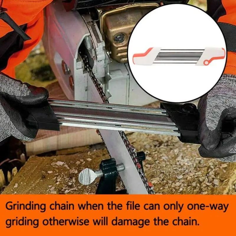 Chainsaw Chain Sharpener 2 in 1 Easy File Sharpening Grinder Tools