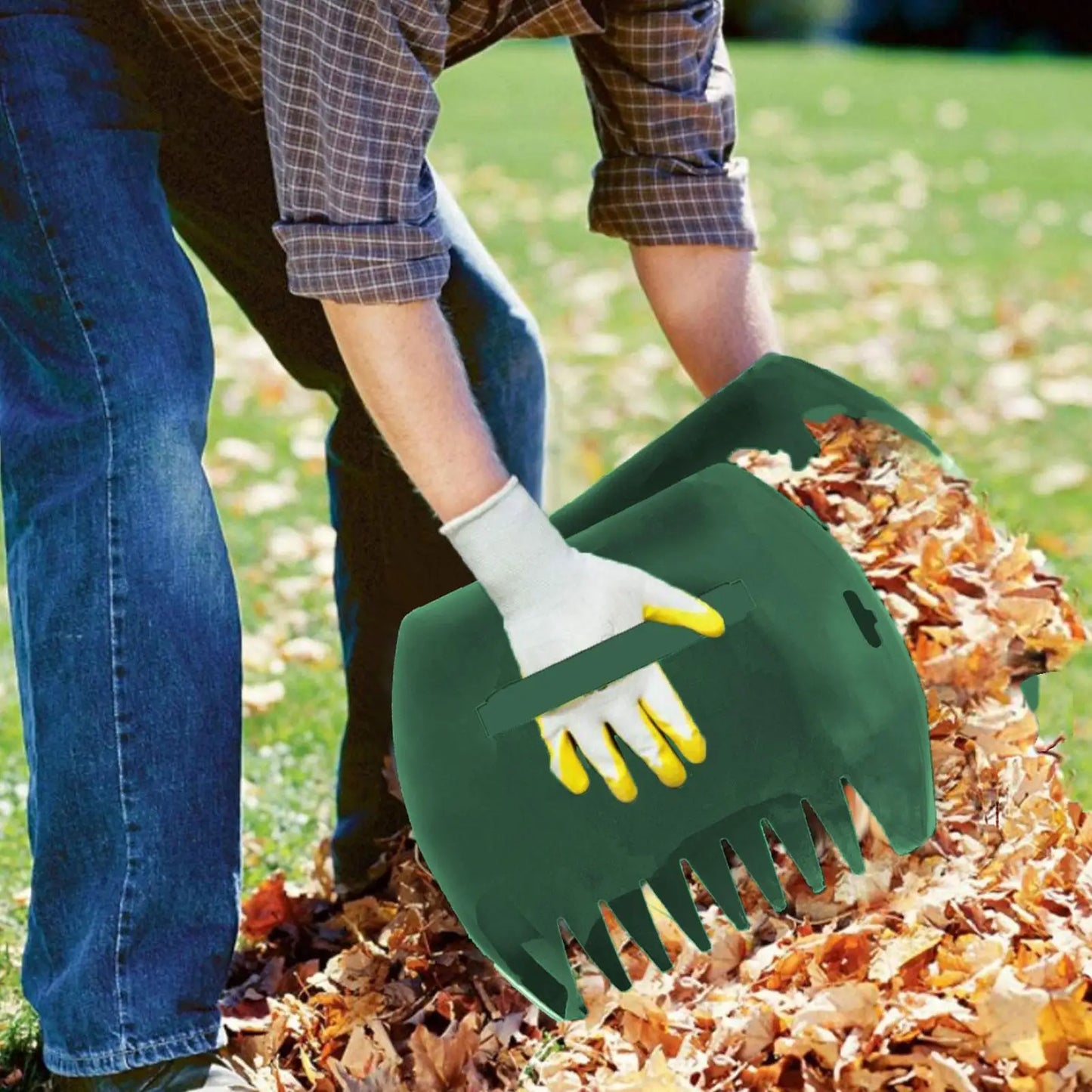 Leaf Scoops Hand Rakes Handheld gardening rake convenient for cleaning up debris in the yard lawnoutdoor gardening supplies