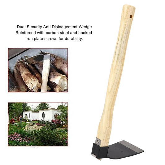 Garden Hoe Garden Weeding Hand Hoe Hand Hoe Ergonomic Wooden Handle Carbon Steel Lightweight Garden Weeding Hand Hoe for Home