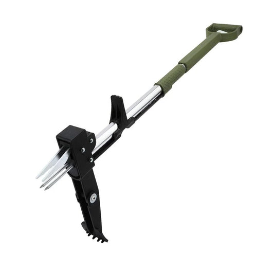 Hand Weed Puller Telescopic Long Handle Stand up Weeder Garden Tool